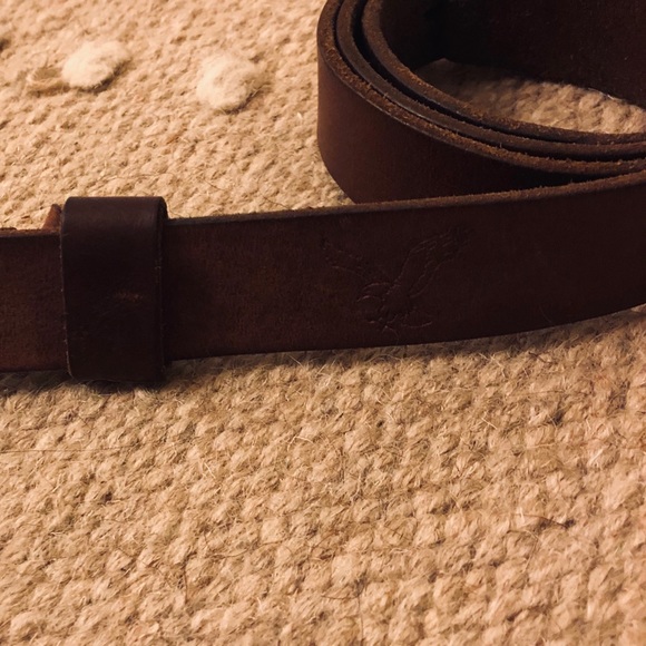 American Eagle Brown Leather Belt - Picture 3 of 3